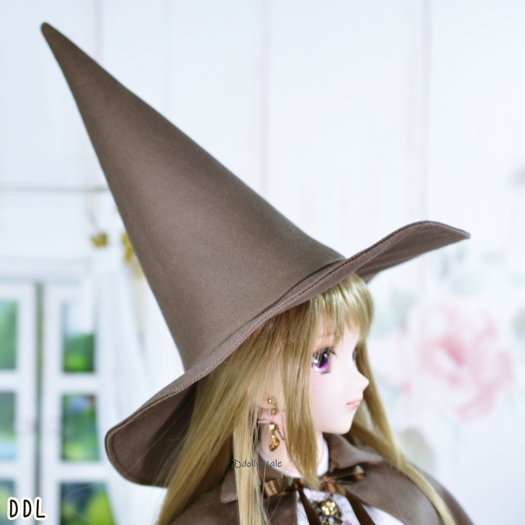 とんがり帽子の型紙 Pointy hat pattern