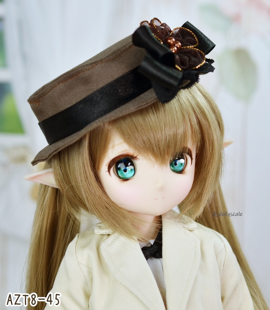 キャノチエ(カンカン帽)の型紙 Canotier pattern