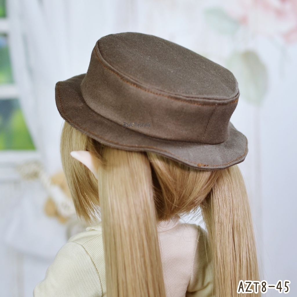 キャノチエ(カンカン帽)の型紙 Canotier pattern