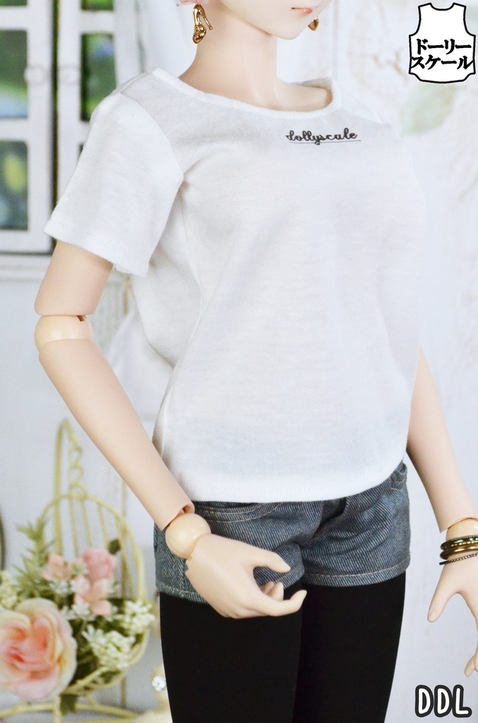 UネックTシャツの型紙 U-neck T-shirt pattern