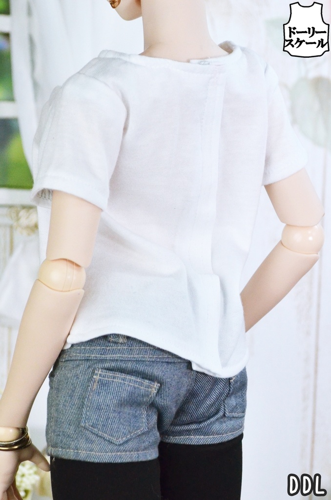 UネックTシャツの型紙 U-neck T-shirt pattern