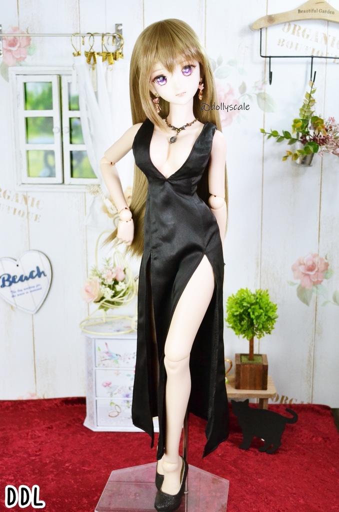 Vネックスリットワンピースの型紙 V-Neck Slit Dress pattern