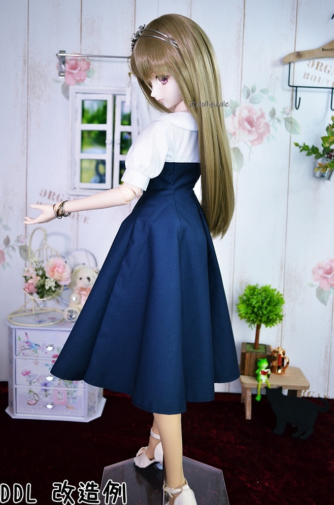 フラットカラーシャツワンピースの型紙 Flat Collar Shirt Dress Pattern