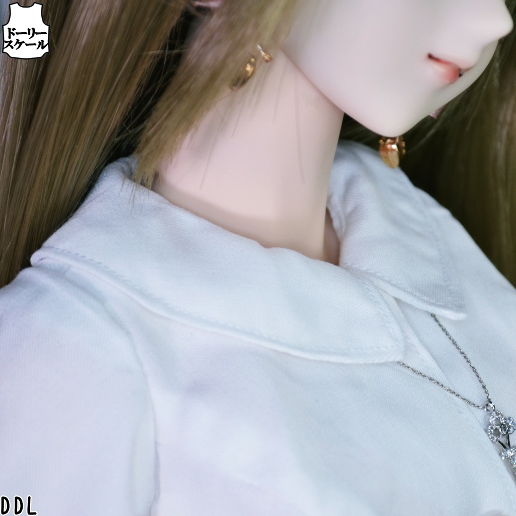 フラットカラーシャツワンピースの型紙 Flat Collar Shirt Dress Pattern