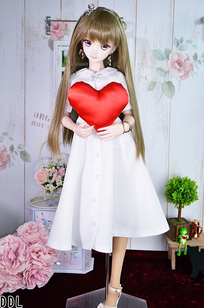 フラットカラーシャツワンピースの型紙 Flat Collar Shirt Dress Pattern