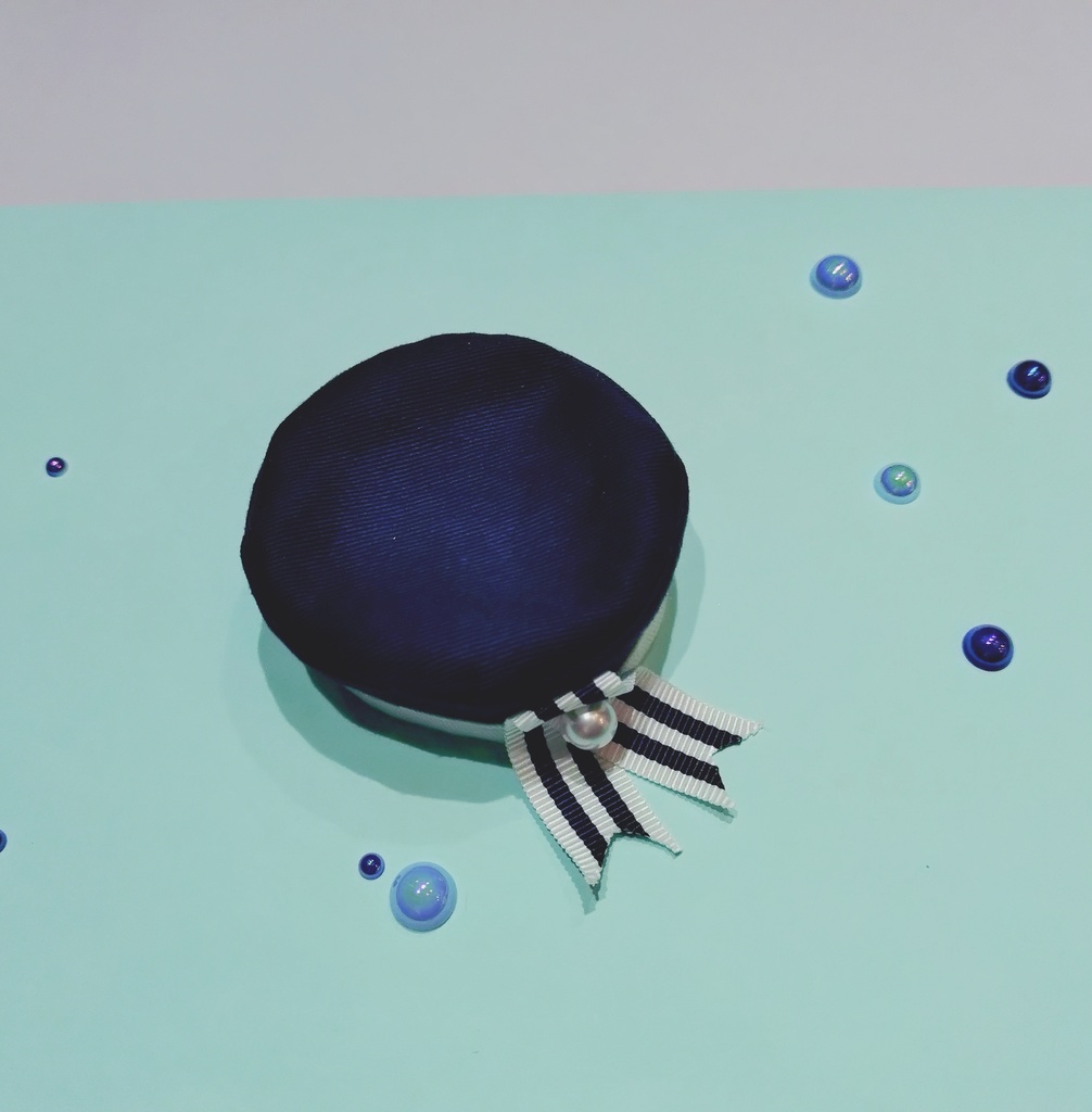 セーラーお帽子　紺　単品