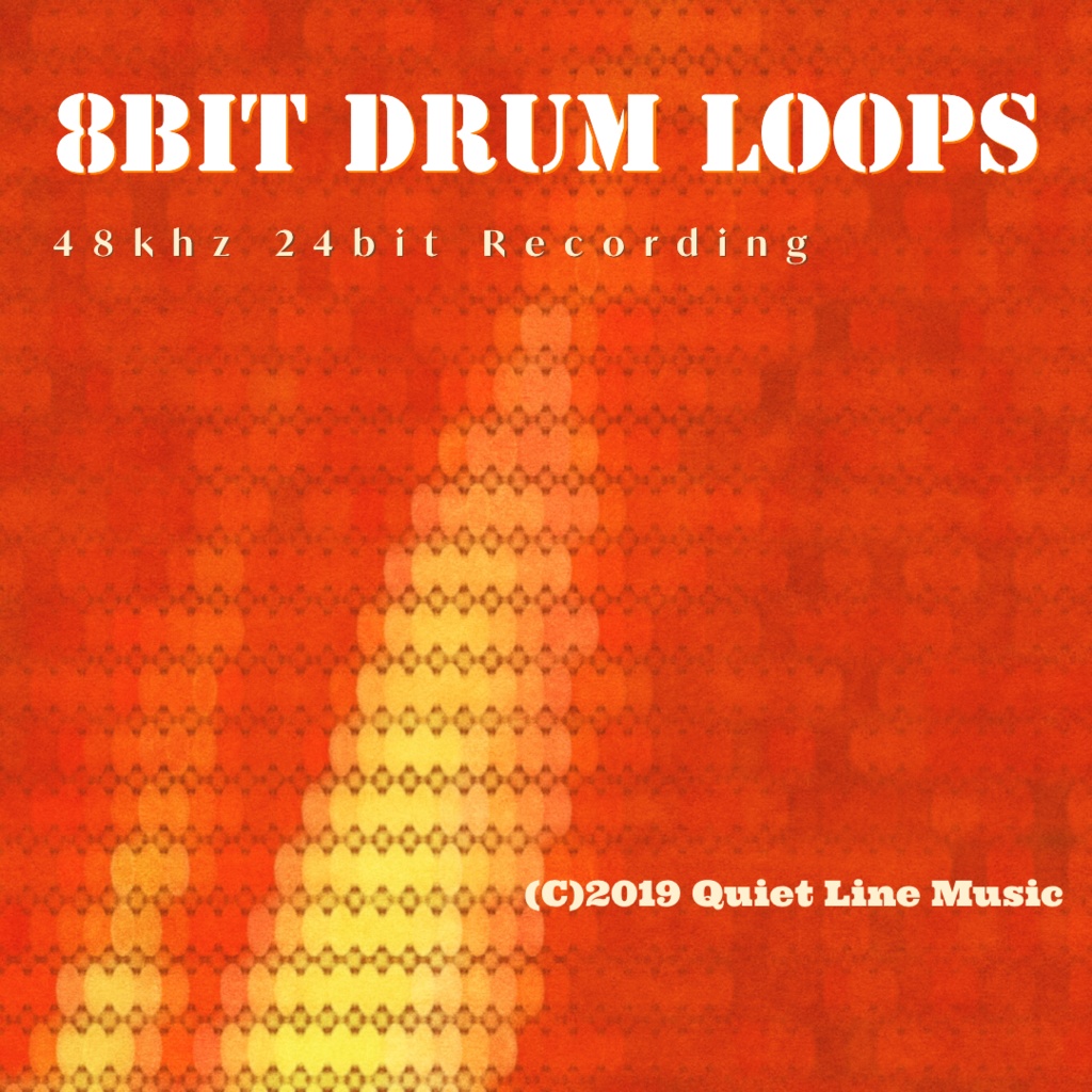 [ドラムループ][サンプルパック] [チップチューン] 8bit Drum Loops