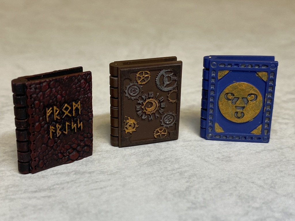 開閉式魔導書　三冊セット