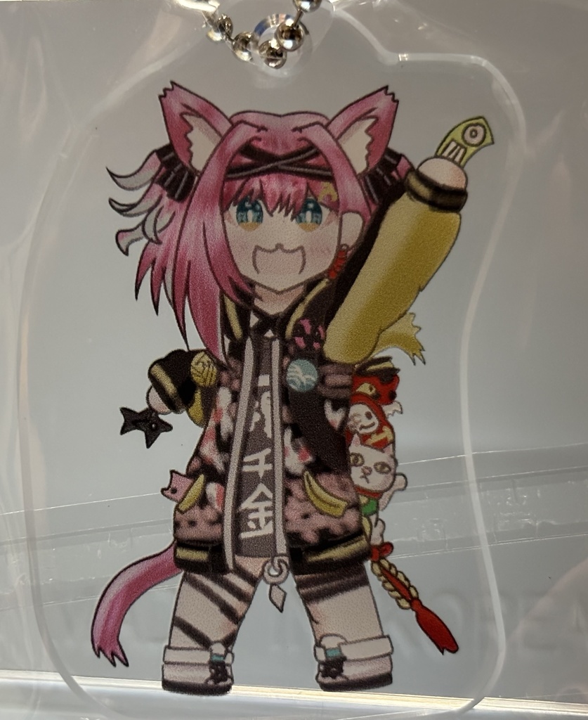 猫撫こぜにさんアクキー