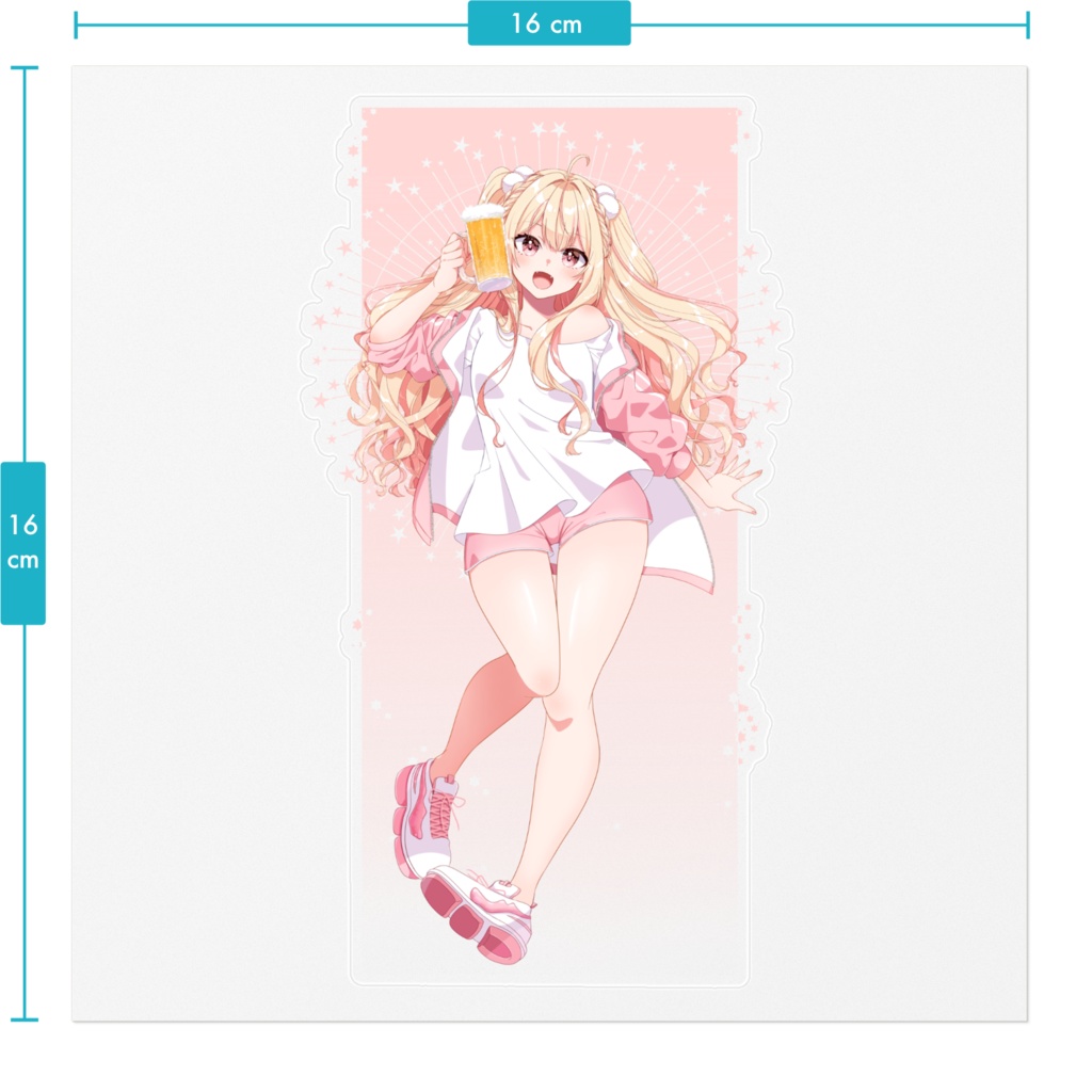 あるちとKPクリアステッカー(背景あり)