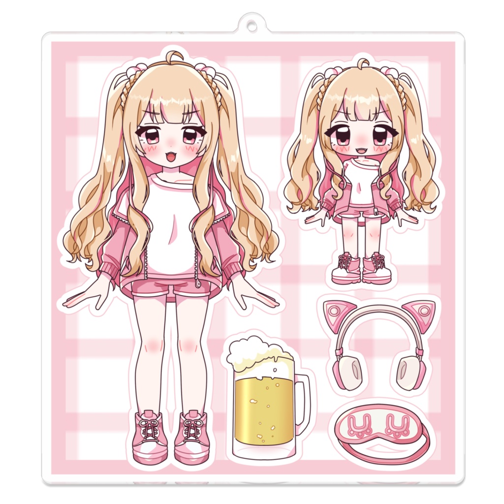 あるちかわちアクリルキーホルダー