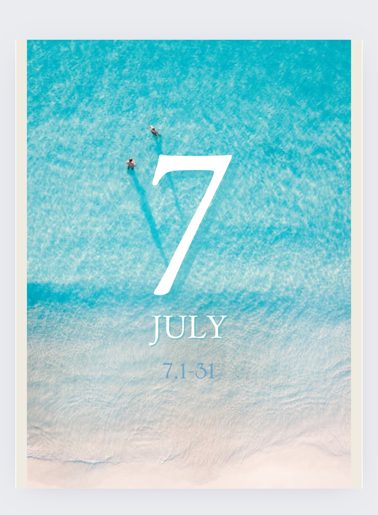 7月 デジタルプランナー