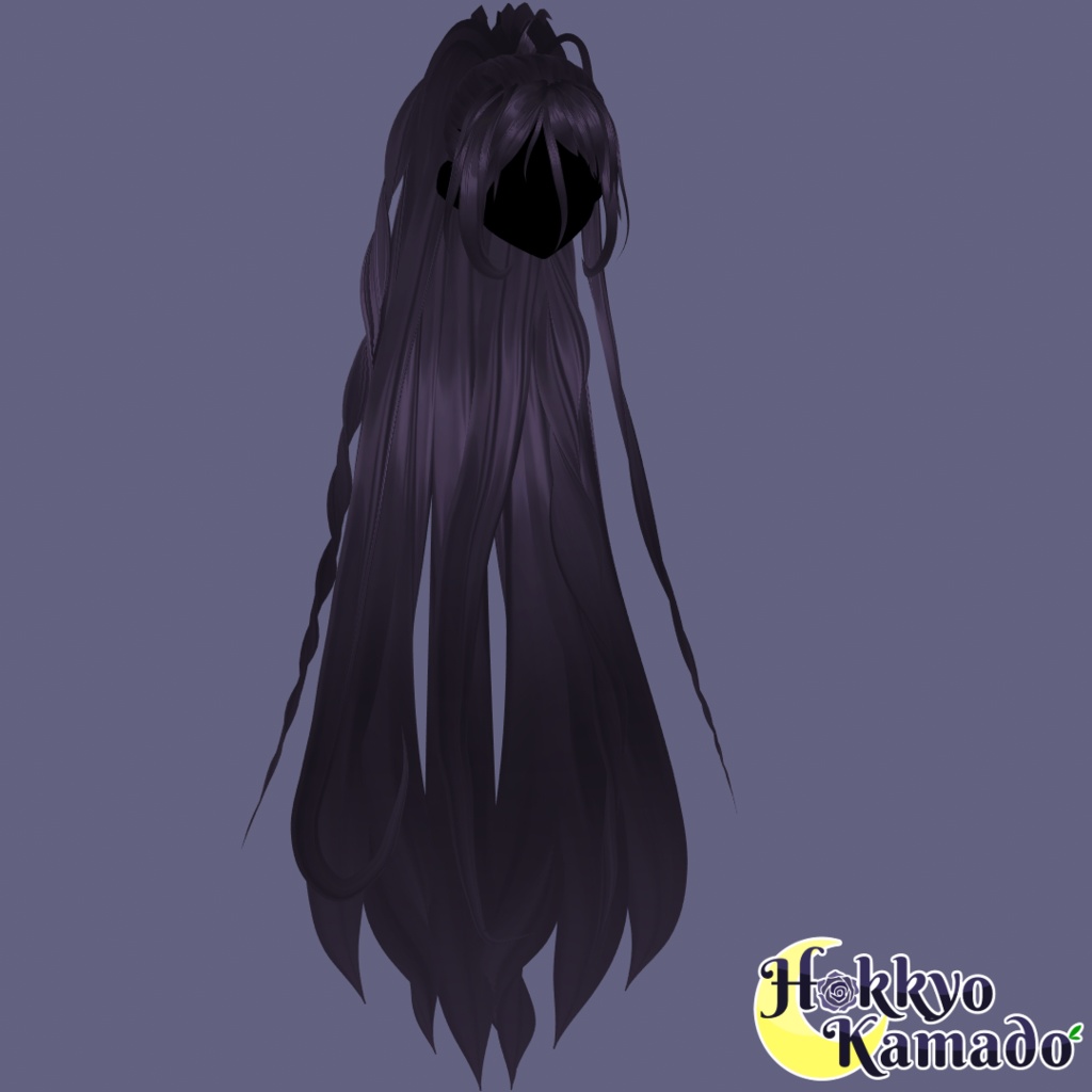 Messy long high Ponytail (not rigged) // 長い高いポニーテール (装備されていません)