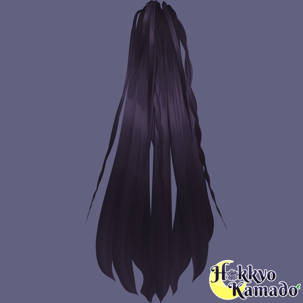 Messy long high Ponytail (not rigged) // 長い高いポニーテール (装備されていません)