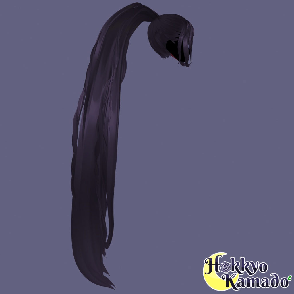 Messy long high Ponytail (not rigged) // 長い高いポニーテール (装備されていません)