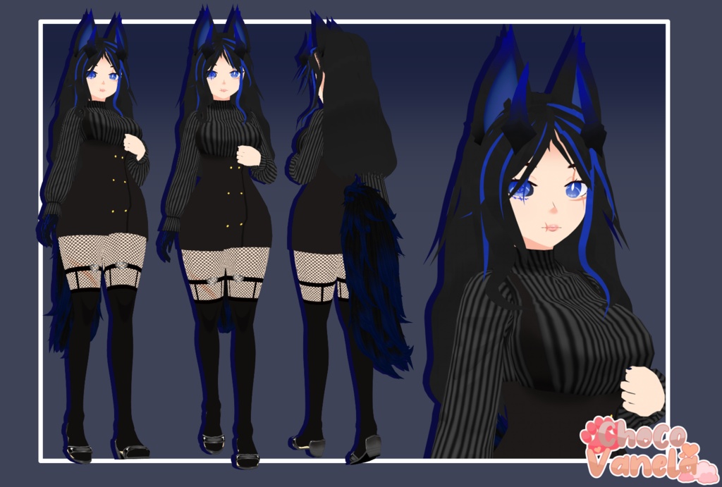 Cute dark dress//かわいいダークドレス