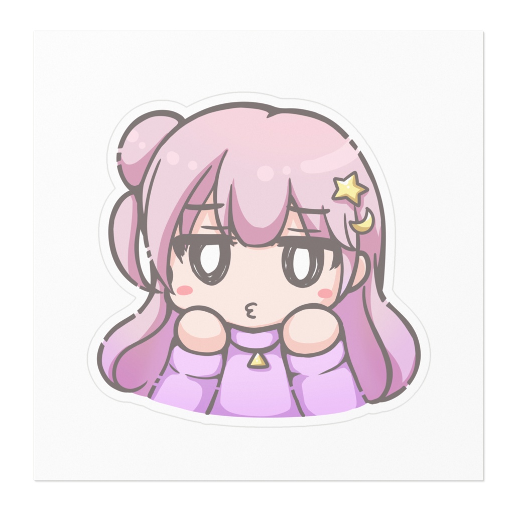 ばぶちゃんステッカー(ホワイト)