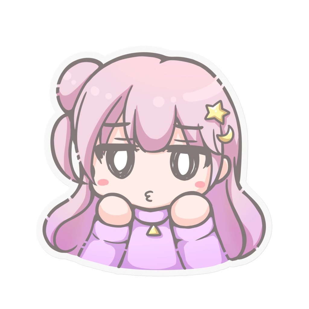 ばぶちゃんステッカー(クリア)