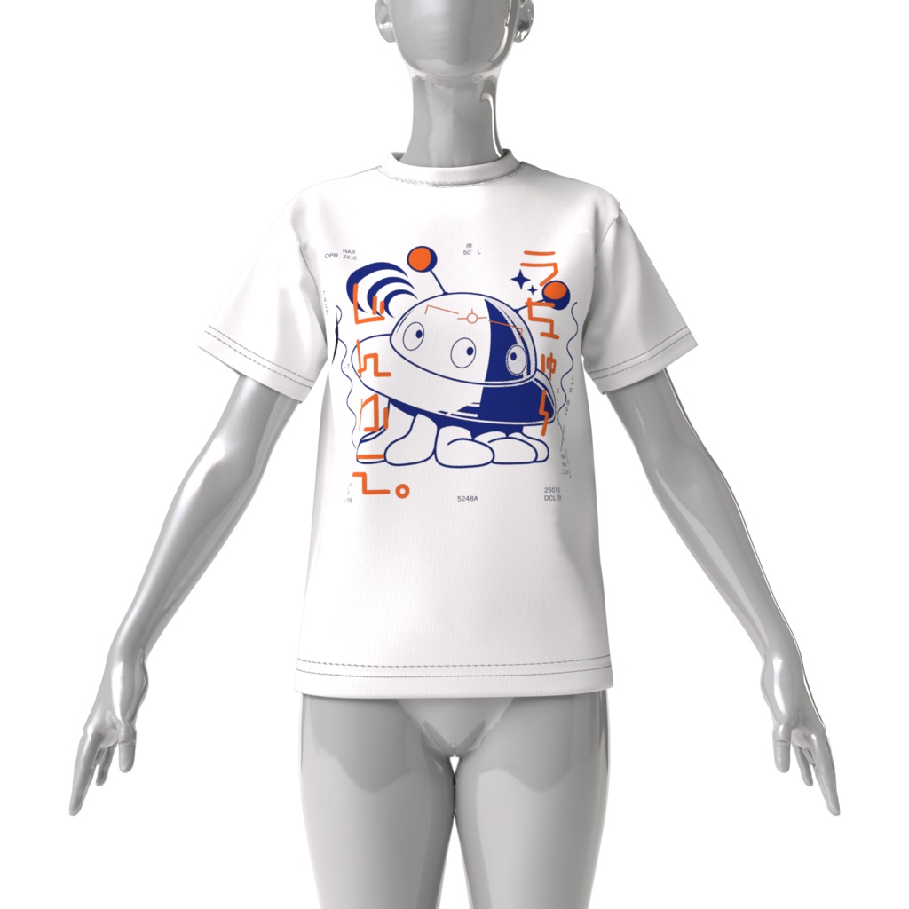 蘭蘭 うちゅーじんかも。Tシャツ