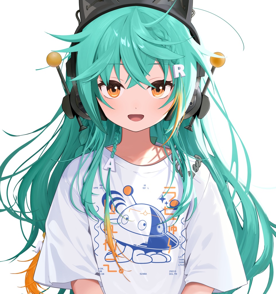 蘭蘭 うちゅーじんかも。Tシャツ