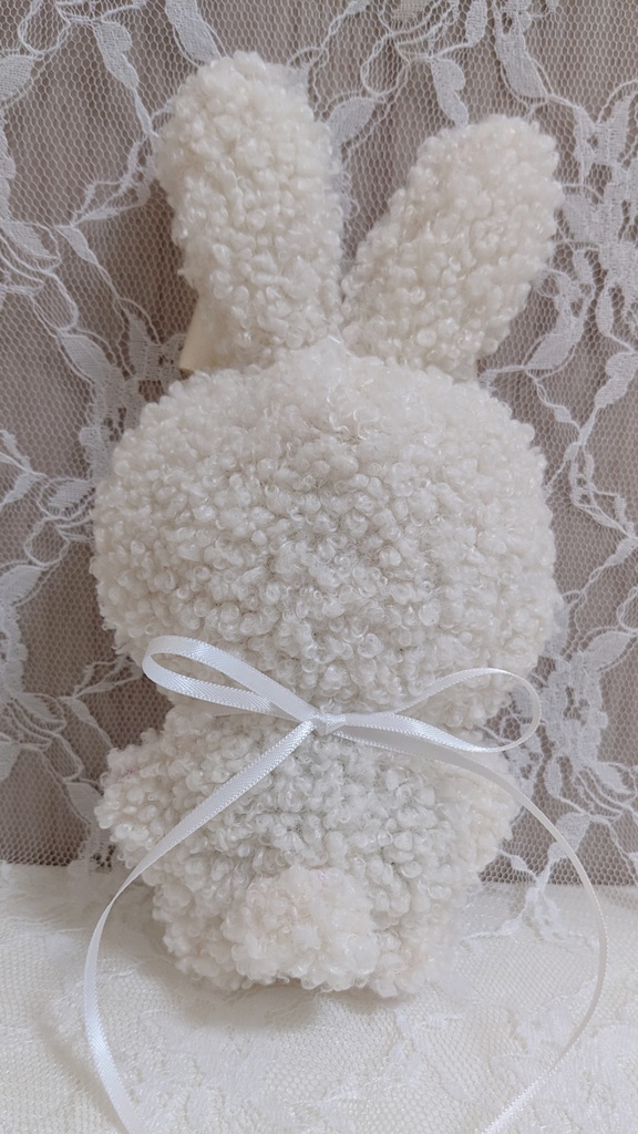 ぬい着ぐるみ♡白うさぎ♡カーニバル ホワイトりぼん♡10~12cm用