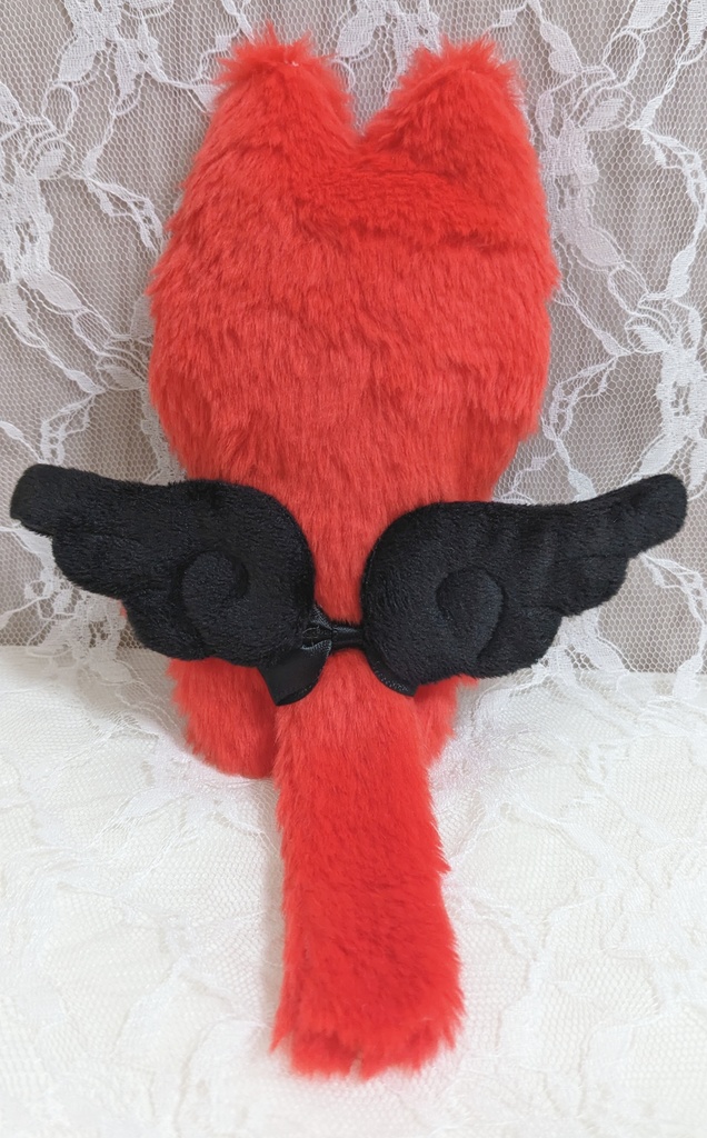 ぬい着ぐるみ♡イマジナリーキャット赤♡黒天使♡10~12cm用