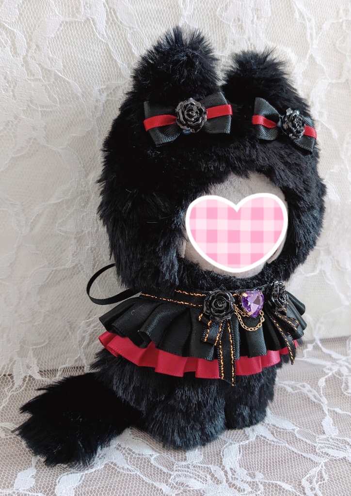 ぬい着ぐるみ♡貴族黒ネコさん♡10~12cm用