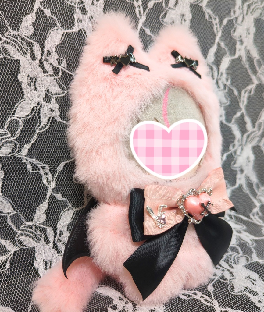 ⑫ぬい着ぐるみ♡サキュバス子ネコさん♡10~12cm用