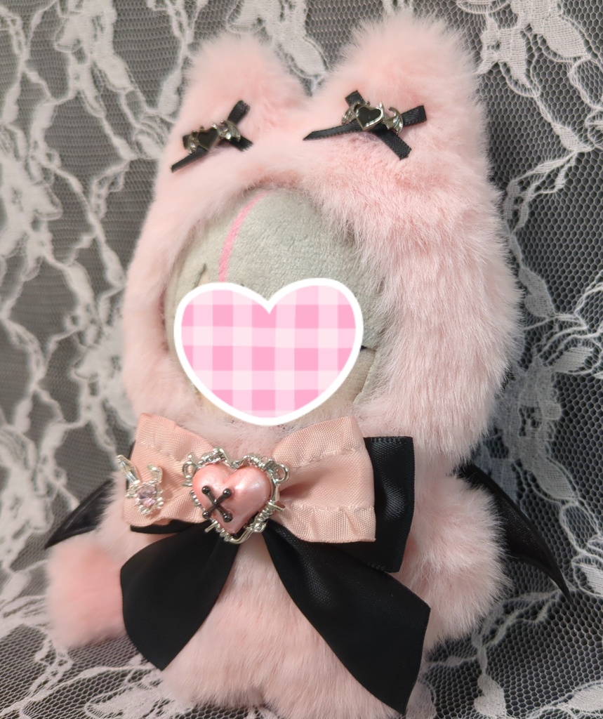 ⑫ぬい着ぐるみ♡サキュバス子ネコさん♡10~12cm用