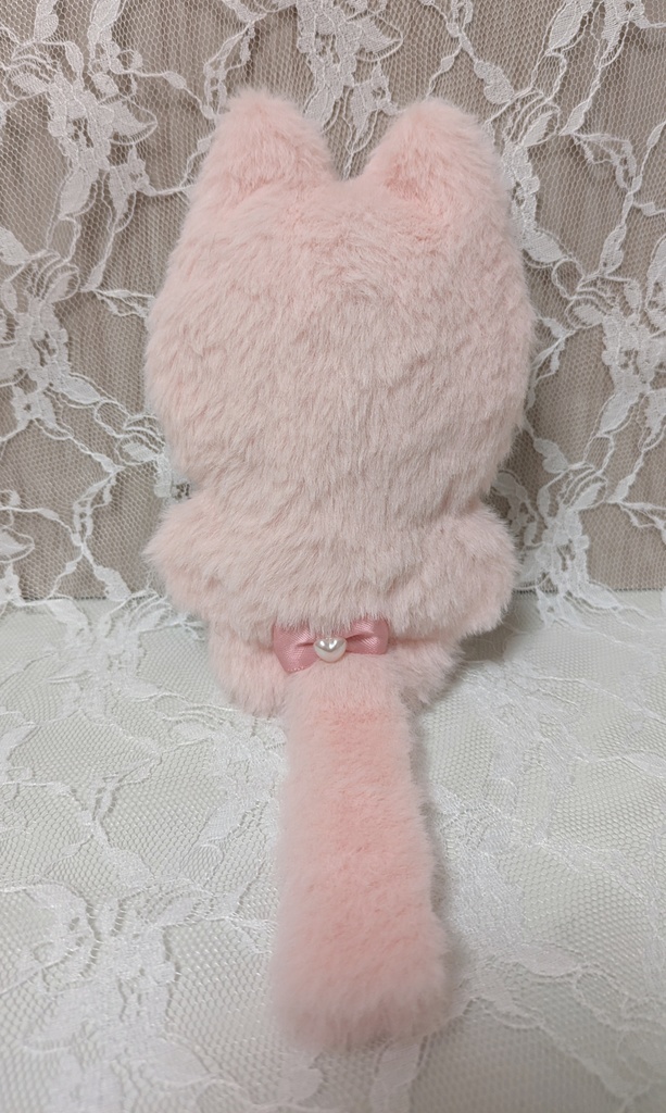 ⑦ぬい着ぐるみ♡ピンクネコ×ピンクりぼん♡10~12cm用