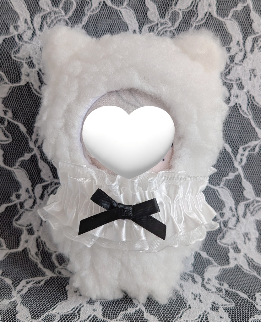 白ポメさん着ぐるみ♡10～12cm用