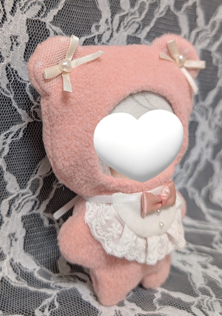 あったか着ぐるみ【くまType・ピンク】