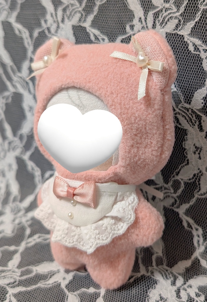 あったか着ぐるみ【くまType・ピンク】