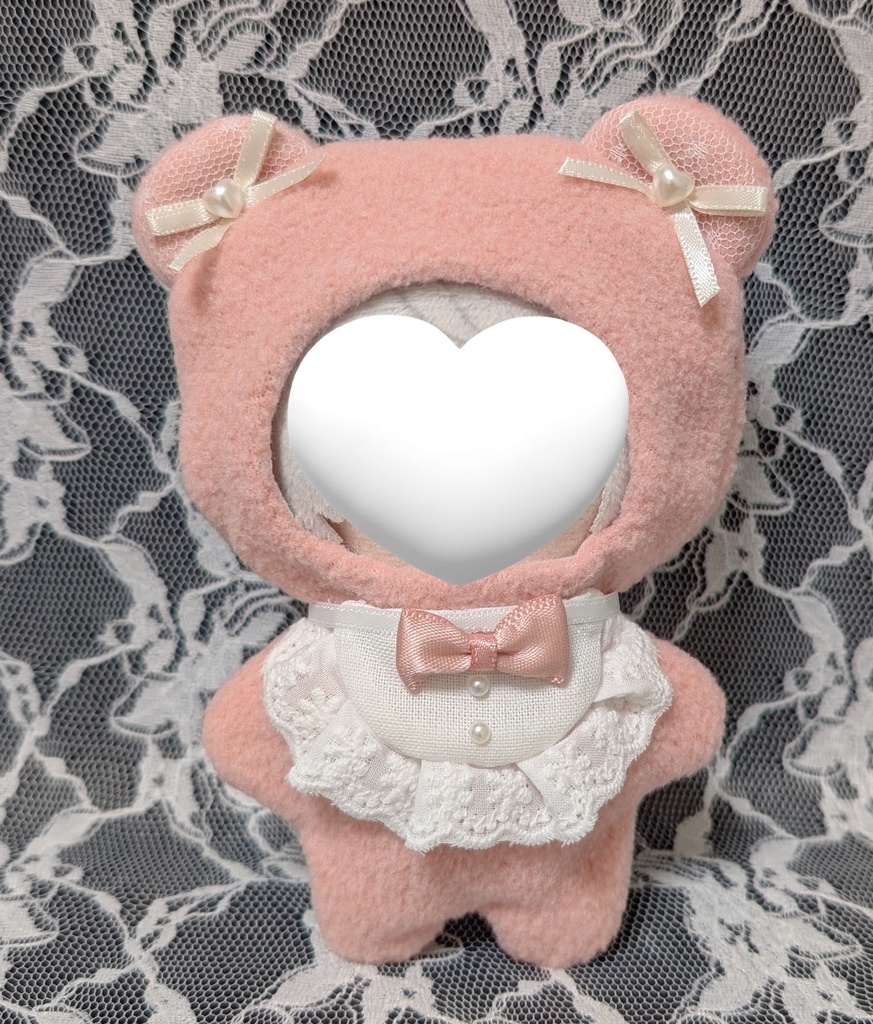 あったか着ぐるみ【くまType・ピンク】