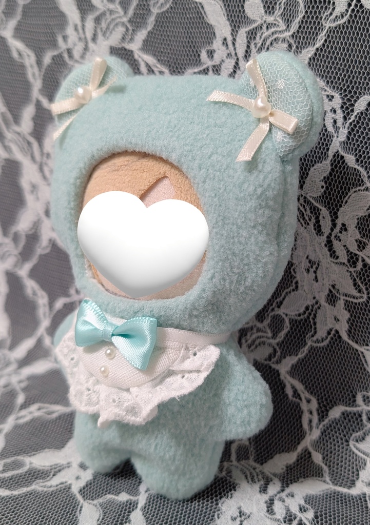 あったか着ぐるみ【くまType・ミントグリーン】