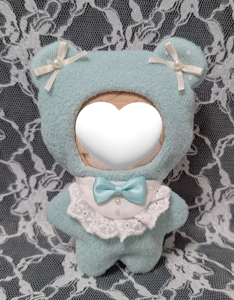 あったか着ぐるみ【くまType・ミントグリーン】