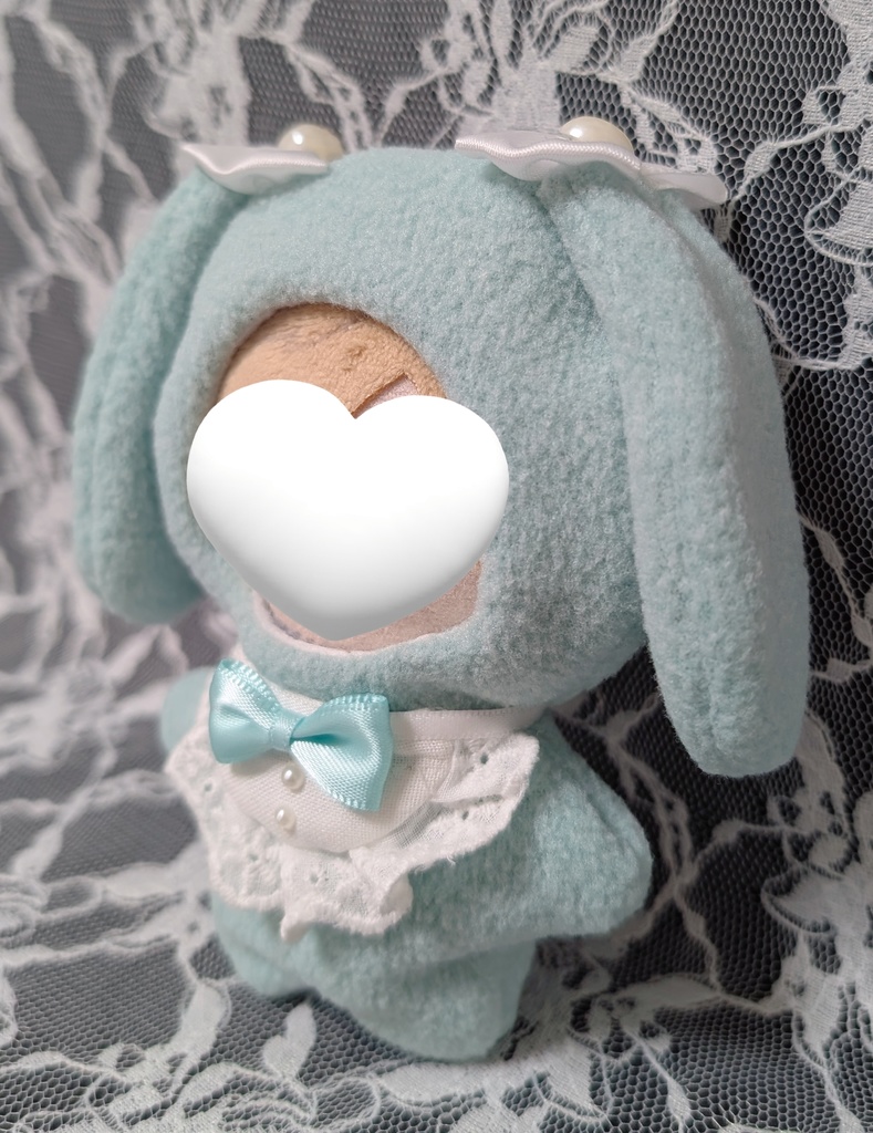 あったか着ぐるみ【うさぎType・ミントグリーン】