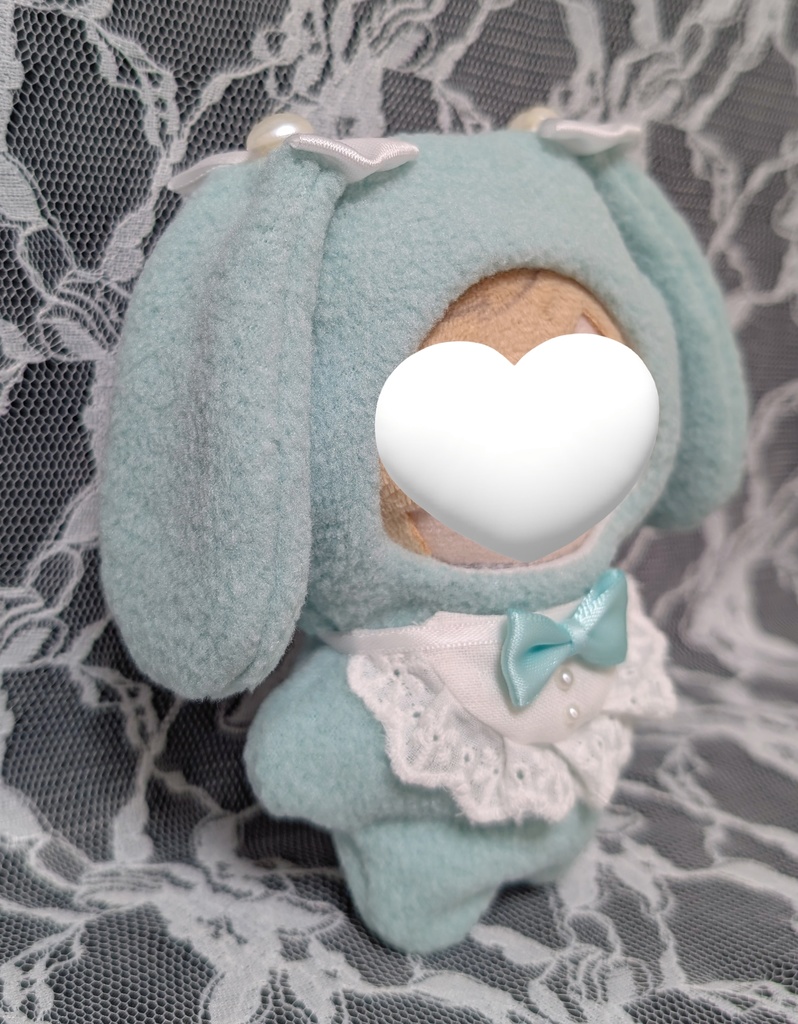 あったか着ぐるみ【うさぎType・ミントグリーン】