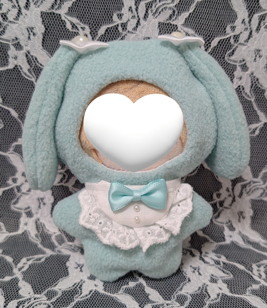 あったか着ぐるみ【うさぎType・ミントグリーン】