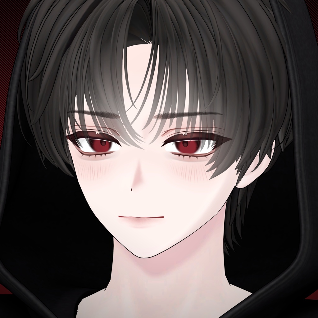 【 狛乃 / Komano 】Red Daily makeup texture