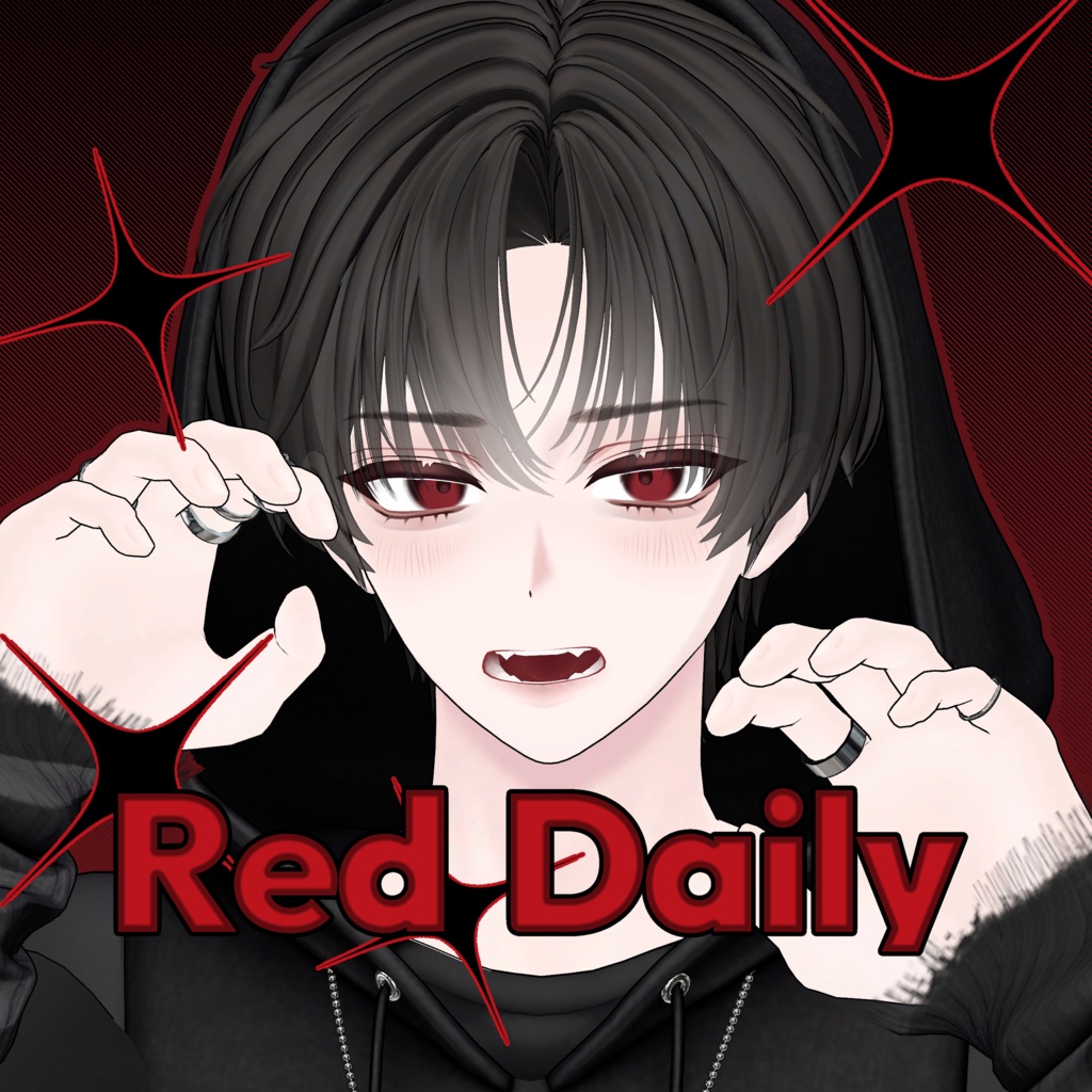 【 狛乃 / Komano 】Red Daily makeup texture