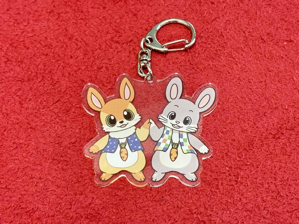 ルチル＆どんちゃんアクリルキーホルダー
