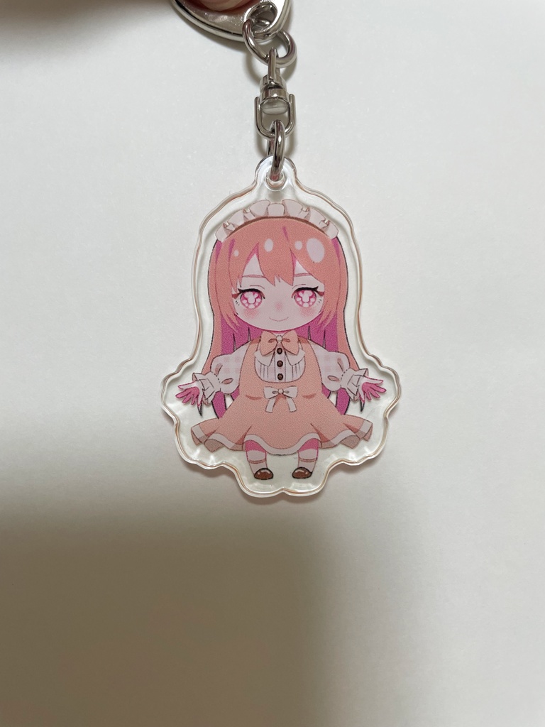 巡音ルカ カントリーチェック アクリルキーホルダー