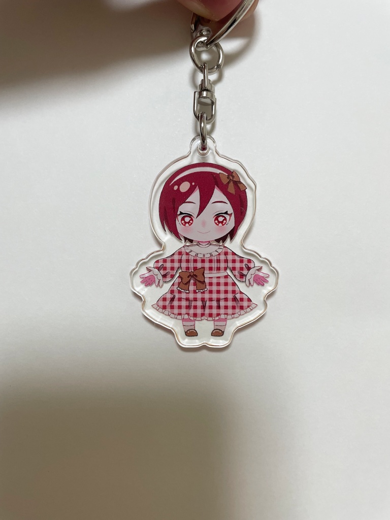 MEIKO カントリーチェック アクリルキーホルダー