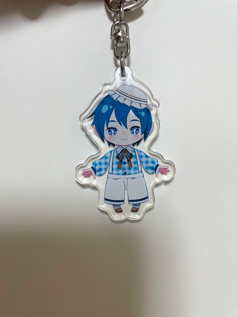 KAITO カントリーチェック アクリルキーホルダー