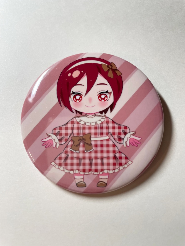 MEIKO カントリーチェック 缶バッジ