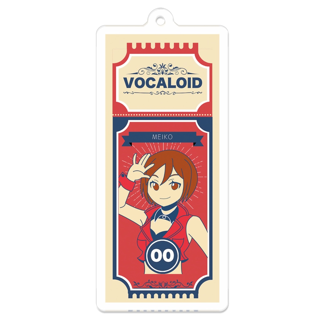 VOCALOID No.00 MEIKO チケットスタイルチャーム