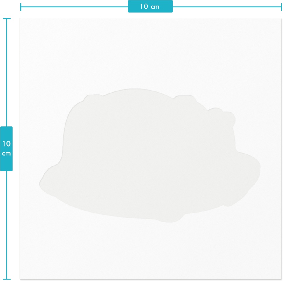 【だる寝ミク】 ステッカー 脱力系ゆるキャラ風