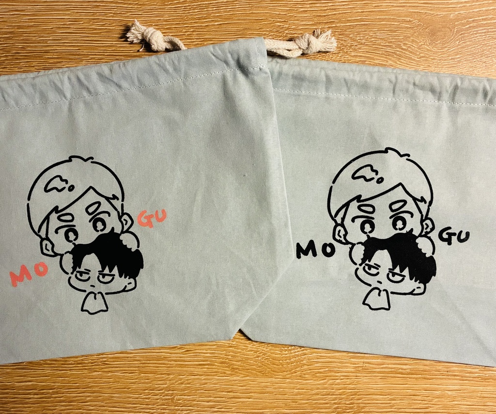 もぐもぐエルリ巾着(Mサイズ)