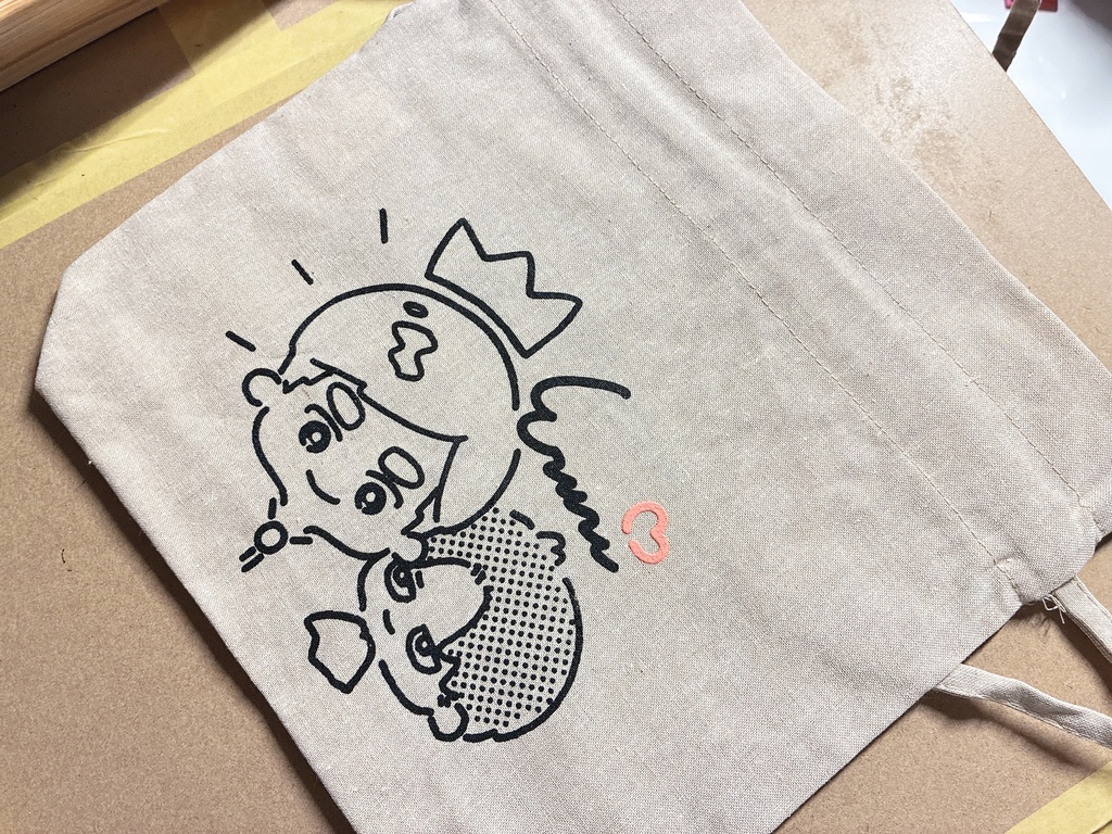 巾着ポシェット